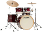 Preview: TAMA CL52KRS-PGGP Superstar Classic Exotix Shell Kit 5 teilig - Gloss Garnet Lacebark Pine/Chrom Hardware