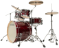 Preview: TAMA CL52KRS-PGGP Superstar Classic Exotix Shell Kit 5 teilig - Gloss Garnet Lacebark Pine/Chrom Hardware