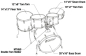 Preview: TAMA Imperialstar IP50H6WBN-BOB Drumset