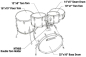 Preview: TAMA Imperialstar IP52H6WBN-BOB Drumset