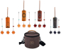 Preview: SONIC ENERGY 4-piece Cosmic Bamboo Chime Set