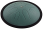Preview: MEINL CSTD1DG Sonic Energy 10 Compact Steel Tongue Drum, H Moll, 8 Töne, 432 Hz, Dunkelgrün
