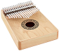 Preview: SONIC ENERGY KL1709H Sound Hole Kalimba, 17 Töne, maple