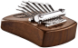 Preview: SONIC ENERGY Tree of Life Mini Kalimba, 8 Noten