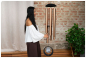 Preview: SONIC ENERGY Grey Agate Meditation Chime 128 cm