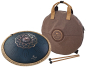 Preview: SONIC ENERGY OSTD2NBE Octave Steel Tongue Drum,Flower, D Amara, 9 Töne, 40 cm