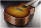 Preview: LAG Tramontane 118 Westerngitarre mit Bevel und Tonabnehmer, Brown Shadow