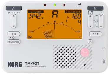 KORG TM-70T WH Stimmgerät/Metronom, weiß