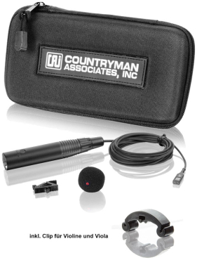 COUNTRYMAN ISOMAX2 Instrumentmikrofon für Geige, Hyperniere, mit XLR Stecker