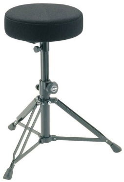 K&M 14015 Drummersitz, schwarz