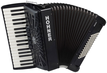 HOHNER Akkordeon, Bravo III 72, schwarz, silent key