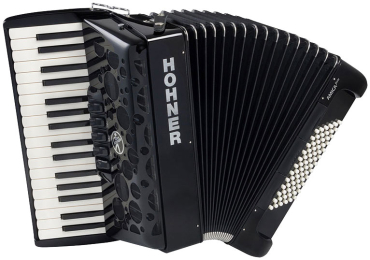 HOHNER Amica Forte IV 72 silent key schwarz