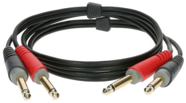 KLOTZ AT-JJ0600 Audiokabel, 2x Klinke - 2x Klinke, 6m