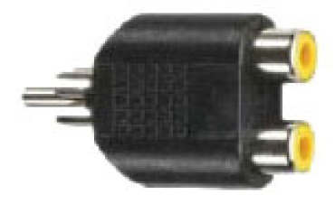 DREITEC Cinchadapter 2x female - 1x male