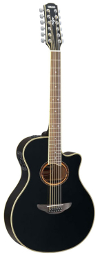 YAMAHA APX-700 II-12 Black Westerngitarre