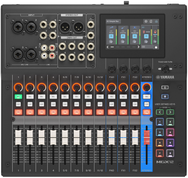 Preview: YAMAHA MGX12 BK Mischpult