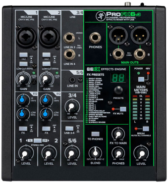 MACKIE PROFX6V3 Mischpult