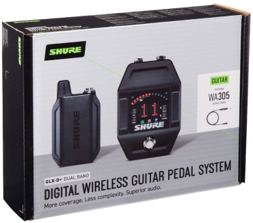 SHURE GLXD16E+ Dual Band Funkset mit Pedalboardempfänger