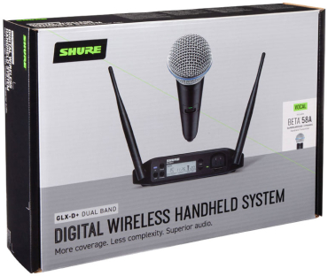 SHURE GLXD24E+/B58 Dual Band Funkset