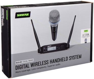 SHURE GLXD24E+/B87A Dual Band Funkset