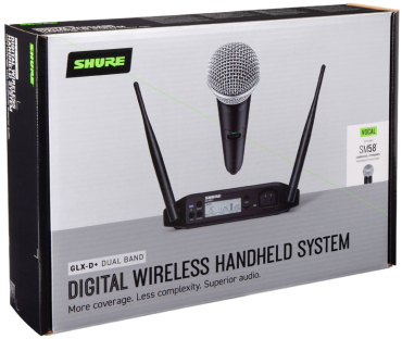 SHURE GLXD24E+/SM58 Dual Band Funkset