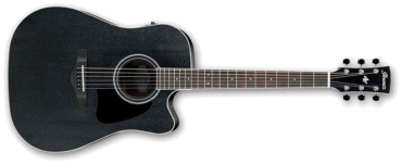 IBANEZ AW84CE-WK Westerngitarre, Wheathered Black