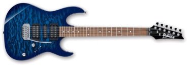 IBANEZ GRX70QA-TBB E-Gitarre Transparent Blue Burst