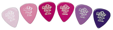 DUNLOP Delrin 500 Standard Plektren, 72er Pack