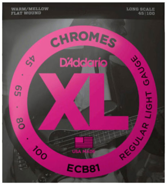 D'ADDARIO ECB81 Chromes Flatwound