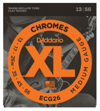 D'ADDARIO ECG26 Electric Chromes Flatwound