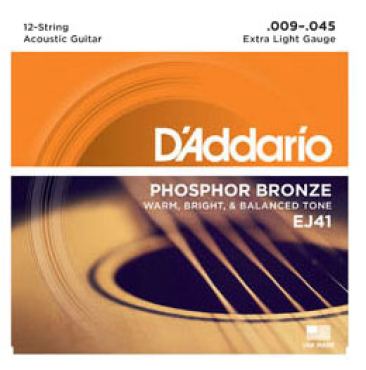 D'ADDARIO EJ41 12-String Phosphor Bronze