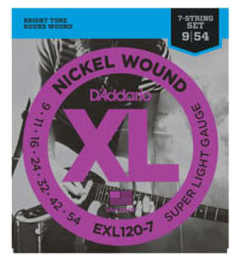 D'ADDARIO EXL120-7 Electric