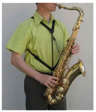 ZAPPATINI Tragegurt Saxofon, Large, Synthesis