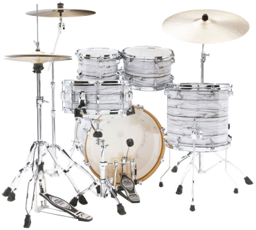 TAMA Superstar Classic Maple 5 teilig, Ice Ash Wrap + SM5W HW Kit