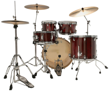 TAMA CL52KRS-PGGP Superstar Classic Exotix Shell Kit 5 teilig - Gloss Garnet Lacebark Pine/Chrom Hardware