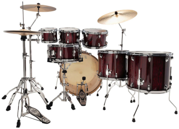 TAMA CL72RS-PGGP Superstar Classic Exotix Shell Kit 7 teilig - Gloss Garnet Lacebark Pine/Chrom Hardware