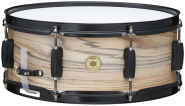 TAMA Woodworks Snare Drum, 14 x 5,5 Natural Zebrawood Wrap