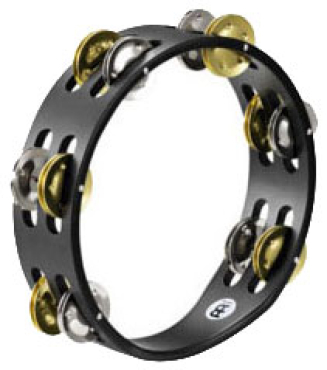 MEINL CTA2MBK Compact Tambourine 8 Stahl + Messing