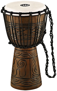 MEINL HDJ17-S Rope Tuned Artifact Series Djembe Small 8 braun