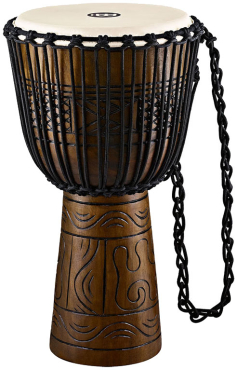 MEINL HDJ17-XL Rope Tuned Artifact Series Djembe X-Large 13 braun