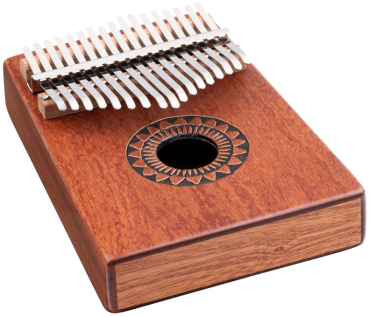 MEINL KA17SU Sound Hole Designer Kalimba, Sun