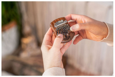 SONIC ENERGY Tree of Life Mini Kalimba, 8 Noten