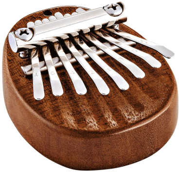 SONIC ENERGY Mini Kalimba, 8 Töne, Sapele