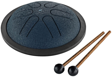 MEINL MSTD2NB Mini Steel Tongue Drum, A Major, Navy Blue