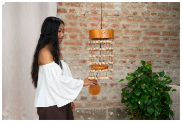 SONIC ENERGY Kenari Meditation Chimes, Blume des Lebens