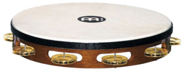 MEINL TAH1B-AB Headed Wood Tambourine