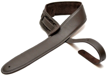 BOURBON STRAPS Simply Brown Leder-Gitarrengurt