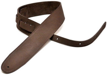 BOURBON STRAPS Suede Brown Leder-Gitarrengurt