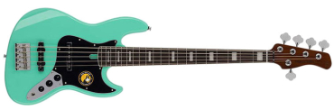 MARCUS MILLER V5 A5 MG RW E-Bass, Erle, 5-Saiter, Mild Green