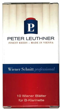 PL CLASS Peter Leuthner B-Klarinettenblätter Professional, Wiener Schnitt, 10er Pack